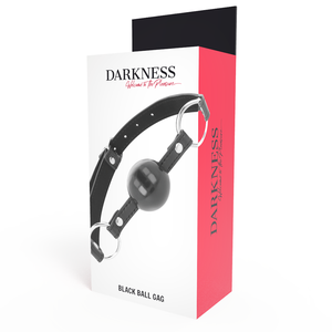 DARKNESS - BLACK BALL GAG DARKNESS BODAGE