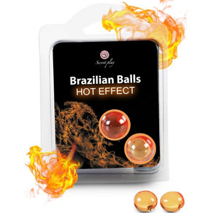 SECRETPLAY - BALLES BRÉSILIENNES EFFET CHAUFFANT 2 UNITÉS - LoveYou.lv