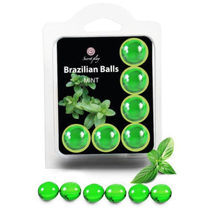 SECRETPLAY – KOMPLEKT 6 BRAZILIANS BALLS MINT SECRETPLAY COSMETIC