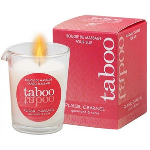 RUF - TABOO MASSAGE CANDLE FOR HER PLAISIR CHARNEL COCOA FLOWER AROMA RUF