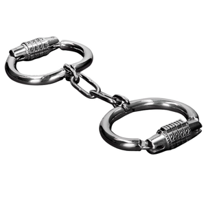 METAL HARD - HANDCUFFS WITH COMBINATION LOCK METAL HARD