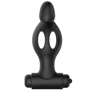 MR PLAY - SILICONE ANAL PLUG WITH VIBRATION MR PLAY