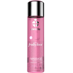 SWEDE - HUILE DE MASSAGE EFFET RÉCHAUFFANT FRUITY LOVE VIN MOUSSEUX DE FRAISE 120 ML SWEDE