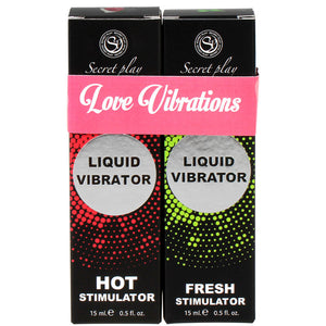 SECRETPLAY - LIQUID VIBRATOR LOVE VIBRATIONS PACK SECRETPLAY COSMETIC