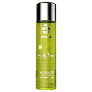 RUOTSI - FRUITY LOVE lämmittävä vaikutus hierontaöljy Vanilja- ja kultapäärynä 120 ML SWEDE