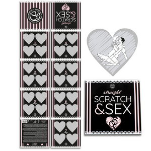 SECRETPLAY – SCRATCH- UND SEXSPIEL FÜR HETEROSE PAARE (ES/EN/FR/PT/DE) SECRETPLAY 100 % SPIELE