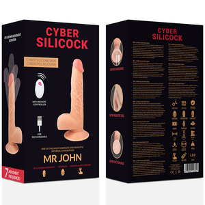 CYBER SILICOCK - REMOTE CONTROL REALISTIC MR JOHN 23.88 CM -O- 4.3 CM CYBER SILICOCK