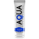 AQUA Quality 200ml water-based gel tube with clear packaging and blue accents, ideal for hydration and moisture.