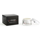 U-visage facial cream in a jar with black packaging, featuring hydrating skincare formula for daily use.