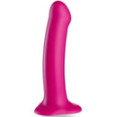 Pink G Spot silicone dildo with a smooth, curved design for enhanced pleasure.