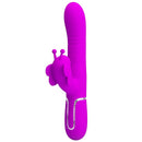 Pink pressure wave sucking vibrator with ergonomic design for enhanced pleasure