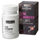 CoolMann Cum Enhancer 30 capsules for men, dietary supplement for vitality.