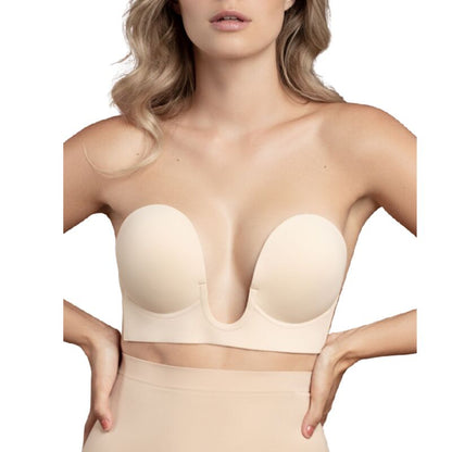 BYE-BRA — Krūšturis BEZ ROKTU FORMA U MELNS KAUZĪTE A