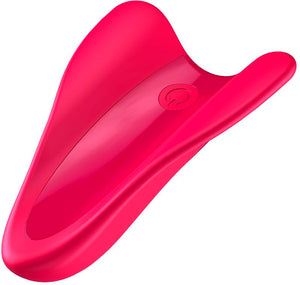 SATISFYER - ВЫСОКИЙ ВИБРАТОР ДЛЯ ПАЛЬЦЕВ ФУКСИЯ