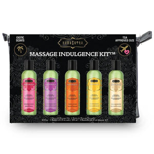 KAMASUTRA - INDULGENCE MASSAAŽIÕLI KOMPLEKT KAMASUTRA KOSMEETIKA