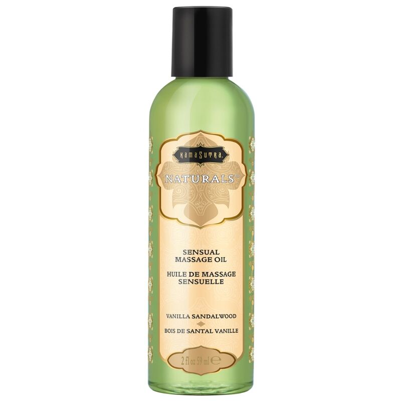 KAMASUTRA - NATURAL MASSAGE OIL VANILLA SANDALWOOD 59 ML KAMASUTRA COSMETICS