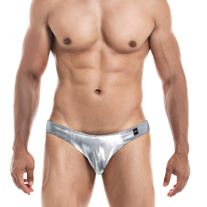 CUT4MEN - CALZONCILLO CORTE BAJO PLATEADO L CUT4MEN BRIEF & BIKINI