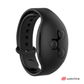 Black remote control watch for AGRON cockring with buttons, made of silky medical silicone by Watchme.