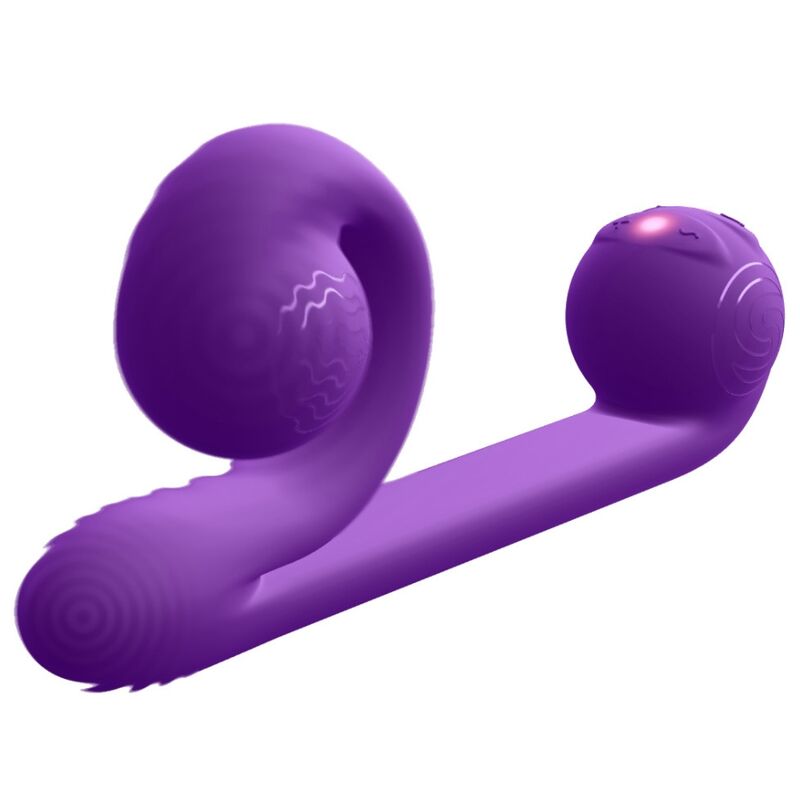 Gliemežu vibe - daudzstāvu vibrators purpursarkanā krāsā