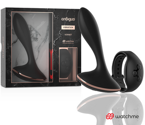 ANBIGUO — WATCHME TĀLVADĪBAS PULTS VIBRATORS ANĀLAIS PLUG VERNET