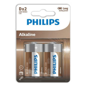 PHILIPS - SĀRMA AKUMULATORS D LR20 BLISTER*2