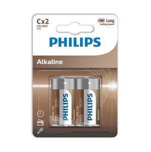 PHILIPS - ЩЕЛОЧНЫЕ БАТАРЕИ C LR14 БЛИСТЕР*2