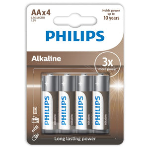 PHILIPS — SĀRMA AKUMULATORIJAS AA LR6 IEPAKOJUMS 4