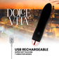DOLCE VITA - ПЕРЕЗАРЯЖАЕМЫЙ ВИБРАТОР FOUR BLACK 7 СКОРОСТЕЙ