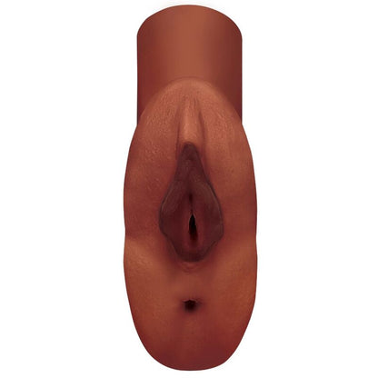 PDX PLUS — PERFECT PUSSY DOUBLE STROKER VAGĪNAS UN TŪPĻA MASTURBATORS, BRUNS
