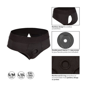 CALEXOTICS - БЕСКОНЕЧНЫЕ ТРУСИКИ С ОТКРЫТОЙ СПИНОЙ XXL/XXXL
