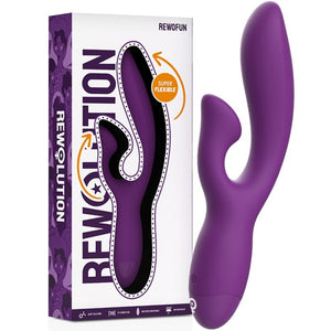 REWOLUTION - REWOFUN FLEXIBLE VIBRATOR WITH RABBIT REWOLUTION