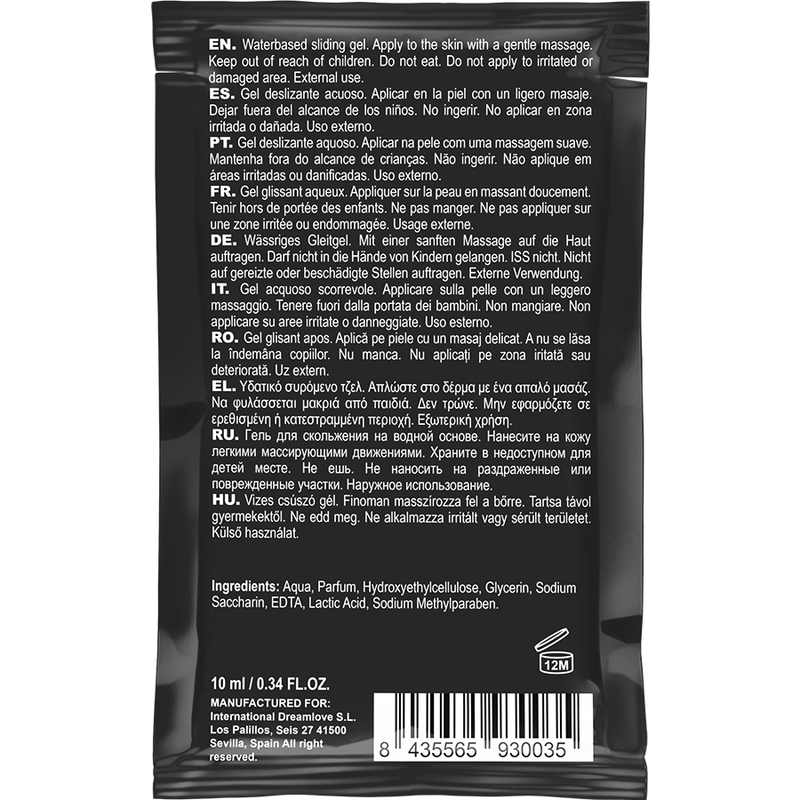 COQUETTE CHIC DESIRE — SKŪCĪJAMĀ LUBRIKANTA KABATA 10 ML UZ zemeņu ūdens bāzes
