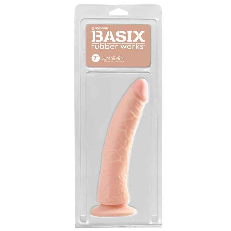 BASIX - GELÉE PÉNIS SLIM 19 CM NATUREL - LoveYou.lv