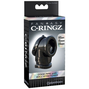 FANTASY C-RINGZ - COCK PIPE WITH BALL STRECH - LoveYou.lv