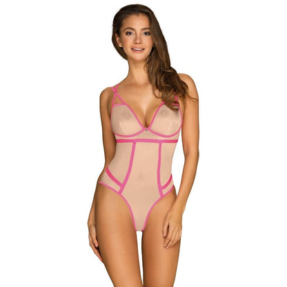 OBSESĪVS - NUDELIA TEDDY - PINK S/M