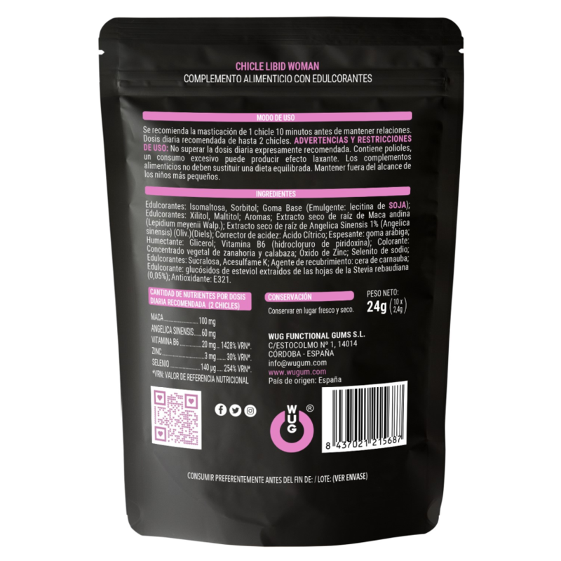 WUG SEX SENSE - LIBID WOMEN ENHANCER 10 UNITS - LoveYou.lv