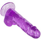 CALEXOTICS - SIZE QUEEN DILDO PURPLE 15.3 CM
