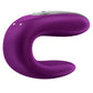 SATISFYER - ДВОЙНОЙ ВЕСЕЛЬЕ ПАРТНЕР ВИБРАТОР ФИОЛЕТОВЫЙ