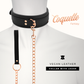 COQUETTE CHIC DESIRE - ФАНТАСТИЧЕСКИЙ ОШЕЙНИК ИЗ ВЕГАН-КОЖИ С НЕОПРЕНОВОЙ ПОДКЛАДКОЙ