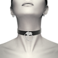 COQUETTE CHIC DESIRE - DIVU Gredzenu VEGAN LEATHER CHOKER