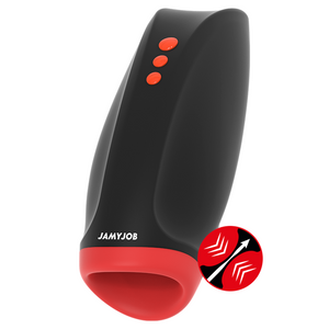 JAMYJOB - NOVAX MASTURBATOR WITH VIBRATION AND COMPRESSION JAMYJOB
