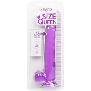 CALEXOTICS - SIZE QUEEN DILDO PURPLE 25.5 CM CALEXOTICS
