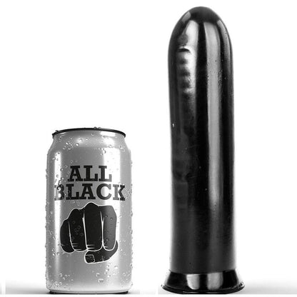 VISS MELNS - DILDO BLACK 19 CM