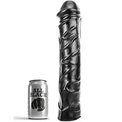 VISS MELNS - MILZĪGS MĪKSTS DILDO 32 CM