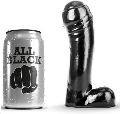 VISS MELNS - DILDO BLACK 15 CM