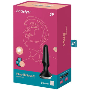 SATISFYER - PLUG ILICIOUS 2 PLUG VIBRATOR BLACK SATISFYER CONNECT