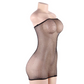 QUEEN LINGERIE - ПЛАТЬЕ-СЕТЬ С БРИЛЛИАНТАМИ S/L