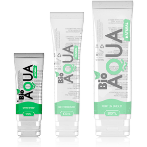 BIOAQUA - LUBRIKANTS, DABISKAS SASTĀVDAĻAS, UZ ŪDENS BĀZES 50 ml