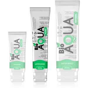 BIOAQUA - LUBRIKANTS, DABISKAS SASTĀVDAĻAS, UZ ŪDENS BĀZES 100 ml