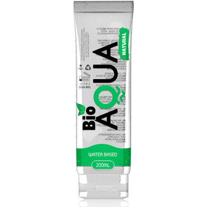 BIOAQUA - LUBRIKANTS, DABISKAS SASTĀVDAĻAS, UZ ŪDENS BĀZES 200 ml